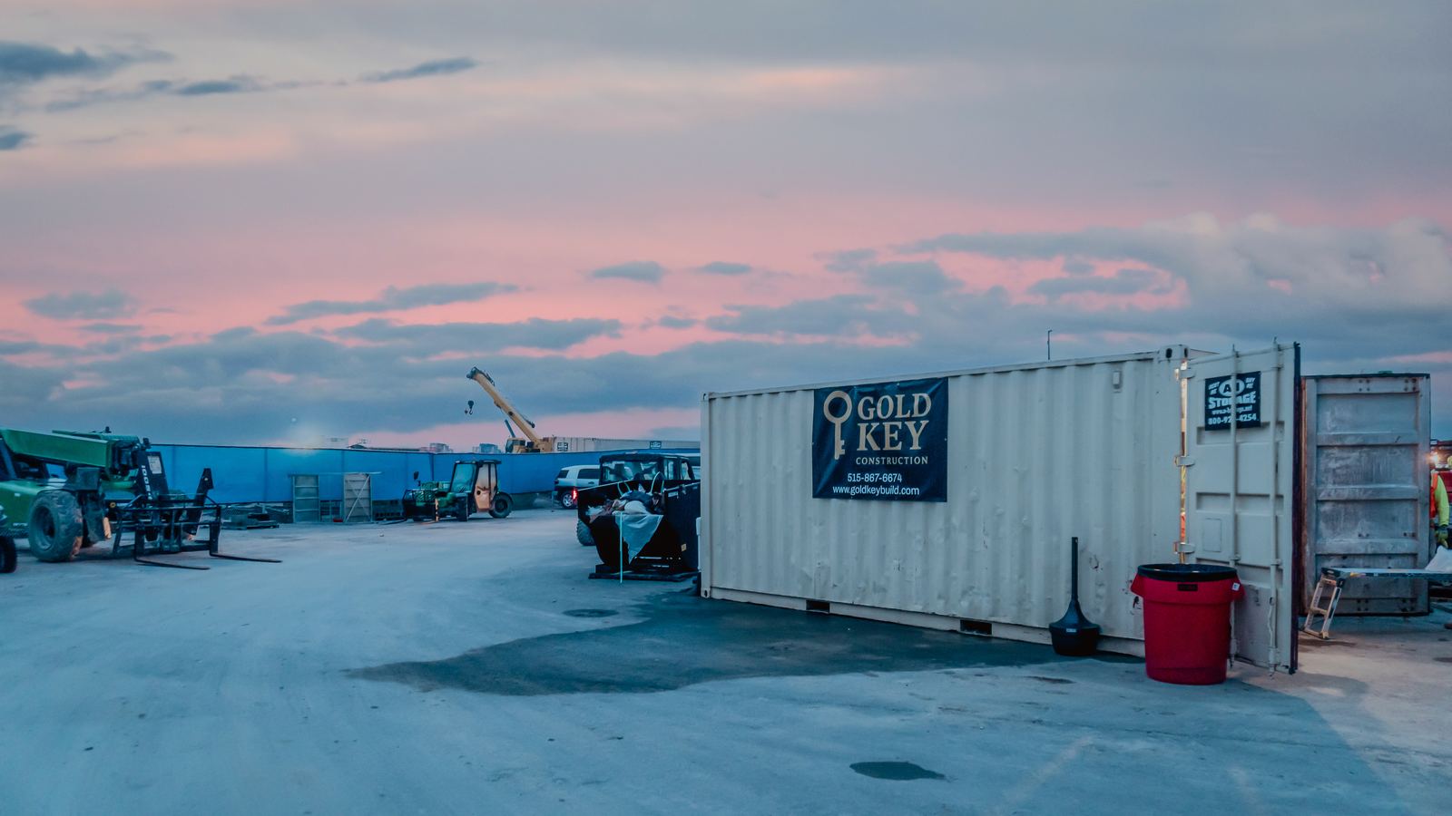 Gold Key site at dusk